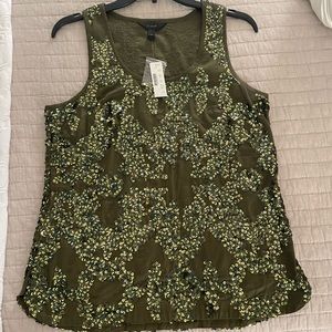 J Crew green sequin top, perfect for the holidays! NWT